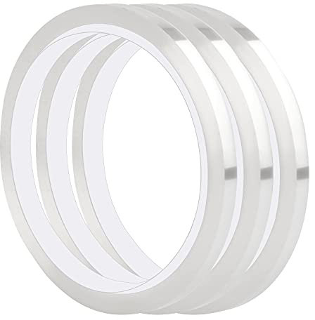 SAVITA 3 Rouleaux 6mm Fleuriste Ruban, Rubans Floraux Imperméable Transparent Floral Tape Adhésif pour Bouquets Vases Fleurs Artificielles Fournitures d'Arrangement Floral Emballage de Fleuriste