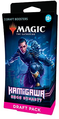 Magic The Gathering The Gathering Kamigawa: Neon-Dynastie 3-Booster-Draft-Pack (Englische Version)