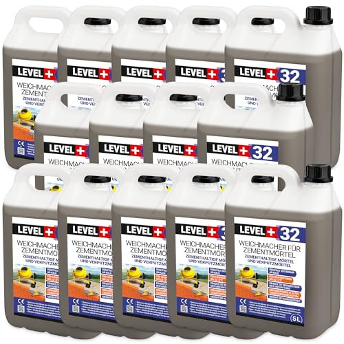 Plastificante para morteros de cemento y yeso, 70 L, líquido equivalente a cal RM32