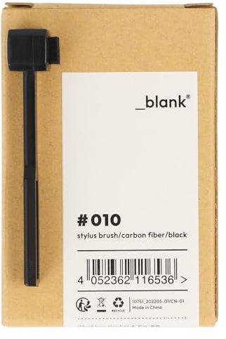 _blank #010 | Aguja Cepillo para Discos de Vinilo Agujas | Fibra de Carbono | Negro