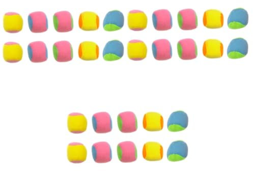 ibasenice 30 STK GOO-Ball Wurfzielspiel Wurf-fang-Ball-Spielzeug Toss-Ball-ersatz Saugkugel Spielzeug Sandspielzeug Für Kinder Spielzeug Für Draußen Eltern-Kind Interaktive Kugel Stoff Darts