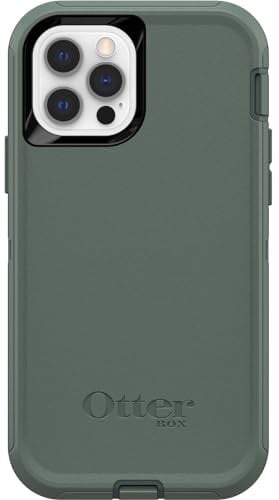OtterBox, Defender Series Screenless Edition Case for iPhone 12 & iPhone 12 Pro (Case Only), No Retail Packaging, Forest Ranger (Green)