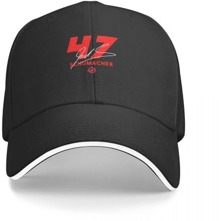 CWCMZDH Baseballmütze Baseballkappe Mick 47 Schumacher' Logo Vintage Bucket Hat Baseball Cap Militärische Taktische Kappen Damenhut Herren