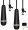 HomiShine Bathroom Light Pull Cord, Light Pull Handle with 1.5m Black Light Pull Cord String, Black Light Pull 6 * 2cm Pull Cord Handle for Bathroom Toilet Light Ceiling Light Fan Switch, 2PCS