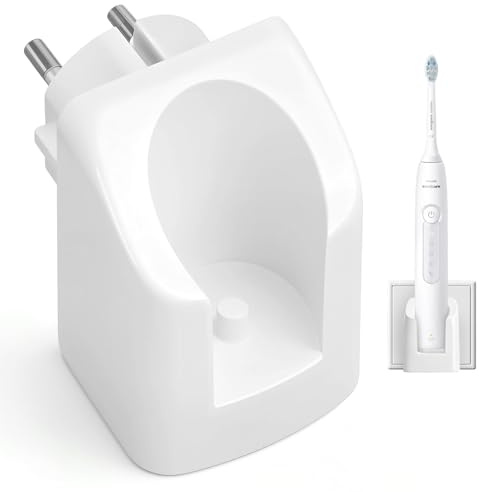 Snorthy Ladegerät für Philips Elektrische Zahnbürste Ladestation Kabelloses Wandladegerät Kompatibel für Elektrisches Zahnbürste für HX6100 HX6150 HX6750 HX6000 HX3000 HX8000 HX9000