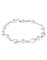 Elli Armband Damen Federn Filigran mit Kristalle in 925 Sterling Silber