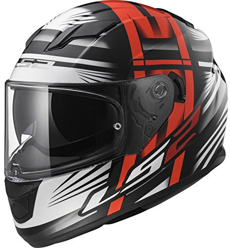 LS2 Ff320 Integralhelm XL schwarz/rot