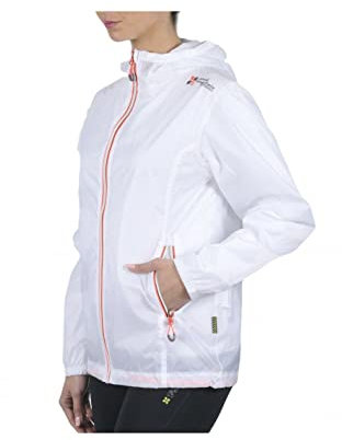 Peak Mountain Coupe-Vent Aranew pour Femme, Blanc., M