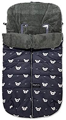 Pirulos Koala Velour - Saco carro, color negro