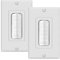 Tg8891 1-Gang multimédia Poils Pass-Through Insert avec Décorateur plaque murale pour supports Cables, taille standard, Blanc Lot de 2