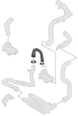 Borg & Beck BTH1381 Turbo Hose To Fit GM Corsa 1 7D 00-06
