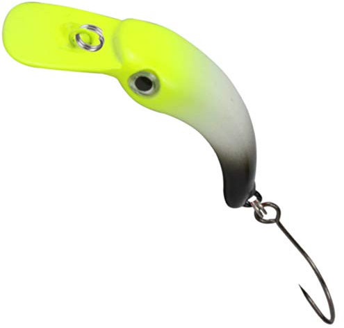 FTM Unisex – Erwachsene 10C8900078C10 Wobbler Masu 1,2g 2,9cm-Forellenwobbler zum Spinnangeln, Miniwobbler zum Forellenangeln, Forellenköder zum Spinnfischen, Farbe:gelb/weiß/schwarz, Bunt, Normal