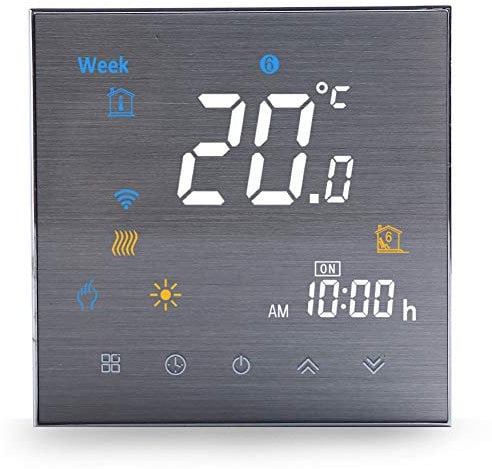 WiFi Smart Thermostat Water Heating-Programmable WiFi Thermostats for Home(2019Update) Wireless Digital Temperature Controller, Remote Control Room Thermostat Compatible with Alexa Google Home 3A