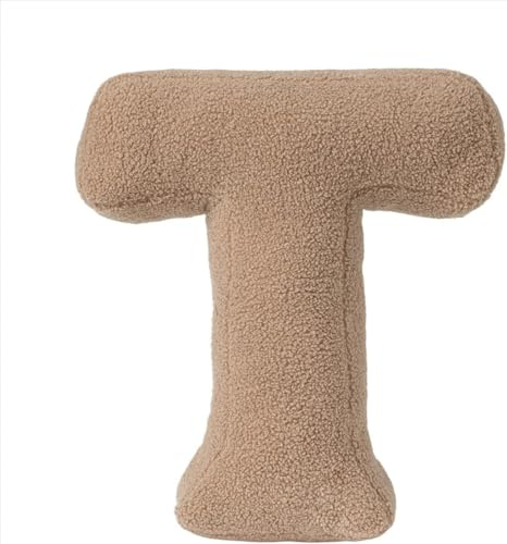 KWJTOY Buchstabenkissen, Plüsch Buchstaben Kissen, Kinderzimmer Buchstabekissen, für Sofa Couch Auto Schlafzimmer Kinderzimmer Wohnzimmer Deko
