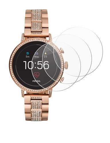 brotect Protection Écran Verre pour Fossil Q Venture HR (4.Gen) (6 Pièces) Film Protecteur Vitre 9H [Anti-Rayures, Transparent]