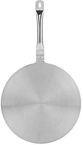 Canyita Induction 24Cm Induction Hob Heat Diffuser Ring Plate, Simmer Ring Pan Mat Hob, Gas Electric Cookers Stable, Heat Diffuser Stainless Steel Converter for Induction Hob with Heat Proof(20cm)