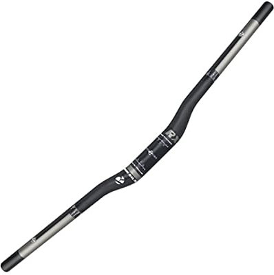 Manubrio MTB Carbonio 31.8 - Mountain Bike Riser Bar Grigio 720mm 72cm per Bici Corsa, Fixed Bike, Downhill, Dirt, City Bike