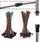 HUAZIZ 20 Pairs 3 Pin 22 AWG JST SM Maschio Femmina Connettore Cavo,Kit Connettore Striscia Led Connettore Luce,per WS2812B WS2812 WS2811 LED Strip Lamp(15cm)