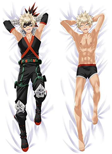Sonsoke Figur Kissenbezug Umarmungskissenbezug Anime gefüllter Reißverschluss doppelseitiger Druck Wurfkissen 150 x 50 cm (Style 2)