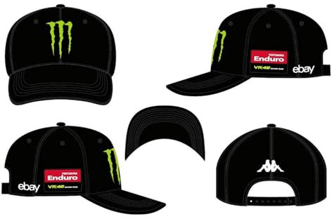 VR46 Team,Cap,Uomo,Black,