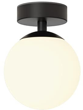 Astro Denver Bathroom Ceiling Light - IP44 Rated - (Matt Black), G9 Lamp, Designed in Britain - 1038005-3 Years Guarantee