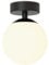 Astro Denver Bathroom Ceiling Light - IP44 Rated - (Matt Black), G9 Lamp, Designed in Britain - 1038005-3 Years Guarantee