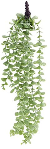 BESPORTBLE Servietten Hochzeit Traubogen Servietten Künstliche H?ngende Weinrebe mit Bl?ttern Grün für Kulissenbogenwand Garten Dekoration Hellgrün 60 cm Eucalyptus Girlande