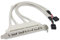 CY 4 Ports USB 2.0 Female to Motherboard 9pin 10Pin Header Cable with Bracket PCI-E