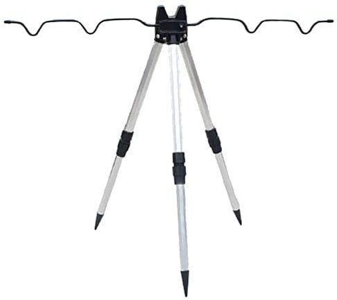 Goowafur Telescopic Fishing Rod Holder, Retractable Fishing Rod Support, Fishing Rods Tripod Stand Rest For Sea Beach Shore Pier Tackle Telescopic