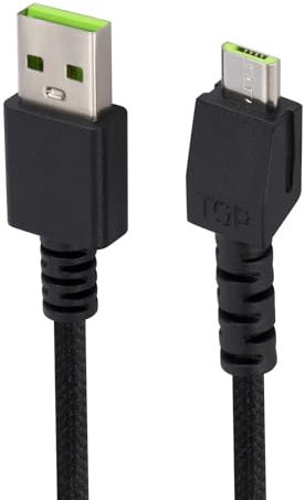 Alphatec USB-Ladekabel ersetzen, kompatibel mit Naga Pro, DeathAdder V2 Pro, Viper Ultimate, Basilisk Uitimate Mouse, Datensynchronisierung und Netzteil