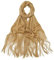 Clyhon 1 Stück Stola Für Abendkleid Stola Damen Festlich Spitzenschal Mit Fransen Frauen Braut Hochzeit Schal（Gold）