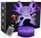 INTUPGD Axolotl Nachtlicht für Kinder Mädchen Jungen, 3D Licht Lampe 16 Farbändernde mit Fernbedienung, Geschenke Geburtstag Schlafzimmer Dekor Lampe