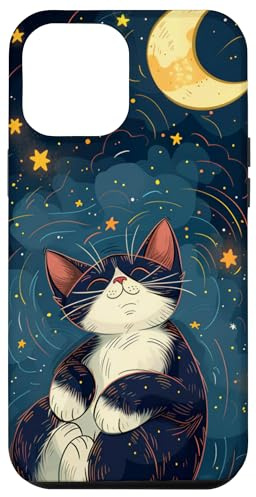 Black and white cat phone Case for iPhone 12 Pro Max