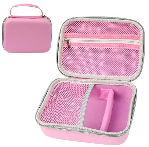 ASSRECT Kids Instant Print Camera Case Compatible with GlobalCrown/Uleway/Gofunly/GREPRO/Ushining Digital Print Camera and Memory Card, Christmas Birthday Gift for Boys and Girls, Pink (Case Only)