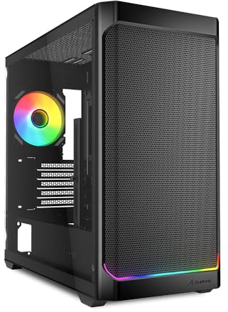 Sharkoon MK4W RGB Strip Black, mATX PC-Gehäuse