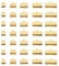 PATIKIL 6mm/8mm/10mm/13mm/16mm Ribbon Ends Crimp Clamp 150pcs Pinch Crimp End Bracelet Bookmark Cord Ends Fasteners Clasp for Leather DIY Craft Jewelry Making Gold