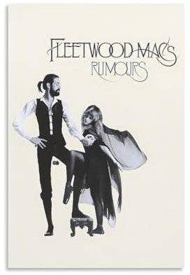juaseehke Fleetwood Poster Mac Rumours, dekoratives Leinwandposter, ästhetisches Poster, Wandkunst, Dekor-Poster, 30 x 45 cm, ungerahmter Stil