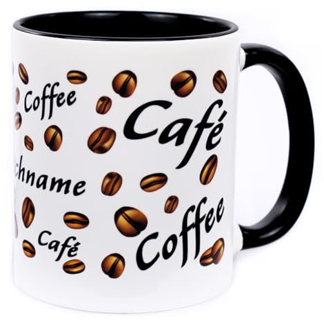 Kaffeetasse mit Namen Kaffeebecher personalisiert lustige Tasse personalisierbare Namenstasse Bürotasse Arbeitstassen witzig Büro Arbeit Becher persönliche Geschenk anpassbar Kollegen Keramik 330 ml