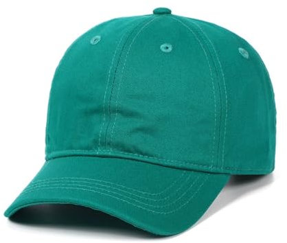 20 Farbe Snapback Cap Junge Mädchen Baseballcap 100% Baumwolle Kappe Einfarbig Sonnenschutz Sonnenhut Outdoor Basecap Einstellbar Baseballkappe Kinder (DE/NL/SE/PL, Numerisch, 47, 54, Grün 1)