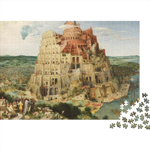 Pieter Bruegel The Elder Holz-Puzzles Weltberühmte Gemälde Puzzle Für Erwachsene, Tolles Geschenk Lernspiel Spielzeug Geschenk Für Gemälde Holzpuzzle 1000 Pcs