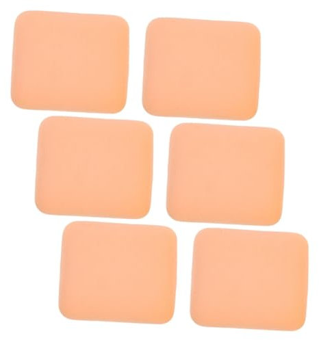 EXQUIMEUBLE 6pièces Éponge à Maquillage Miniature Poudres Et Liquides Utilisation Sèche Et Humide Pratique Pour Voyage Et Quotidien Forme Douce Et Confortable