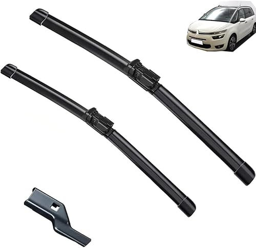 Juego Completo de 2 Escobillas Limpiaparabrisas Delanteras para Citroen C4 Picasso 2013-2017 - Reemplazo Original