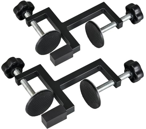 AI Gear 2-Pack Y-Clamp Corner Clamp, Adjustable Double Clamp Set with Replaceable Soft Rubber Pads, for Light-Medium Use Ideal for Gluing, Small Woodworking and Furniture Repair Projects