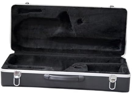 Hellery Saxophonkoffer mit Tragegriff, Gefütterter Tragekoffer, Hartschalenkoffer, Saxophontasche, Gigbag für Altsaxophon