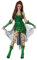 California Costumes Disfraz de mujer Lethal Beauty para adultos, verde, XS