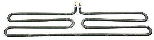 Radiatore 1670 W 230 V adatto per MKN per Kipp padella 25853 lunghezza 465 mm larghezza 95 mm altezza 45 mm adatto anche per palux