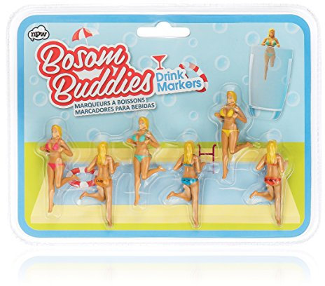 NPW Bosom Buddies Drink Markers (Peice of 6)