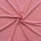 Viskose Stretch Jersey Stoff Meterware Ringel Mini Rot-Weiss