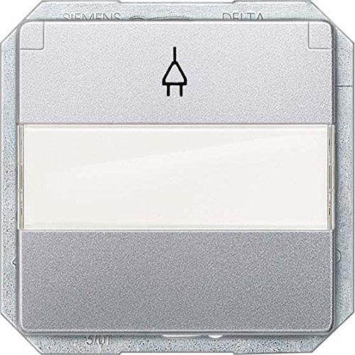 Bjc delta style color - Base enchufe schuko tapa+rotativo +protección aluminio metalizado