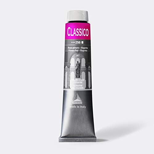 Mimeri Oil Paint, Classico Primary Red Magenta 256 324256, 6.8 fl oz (200 ml)
